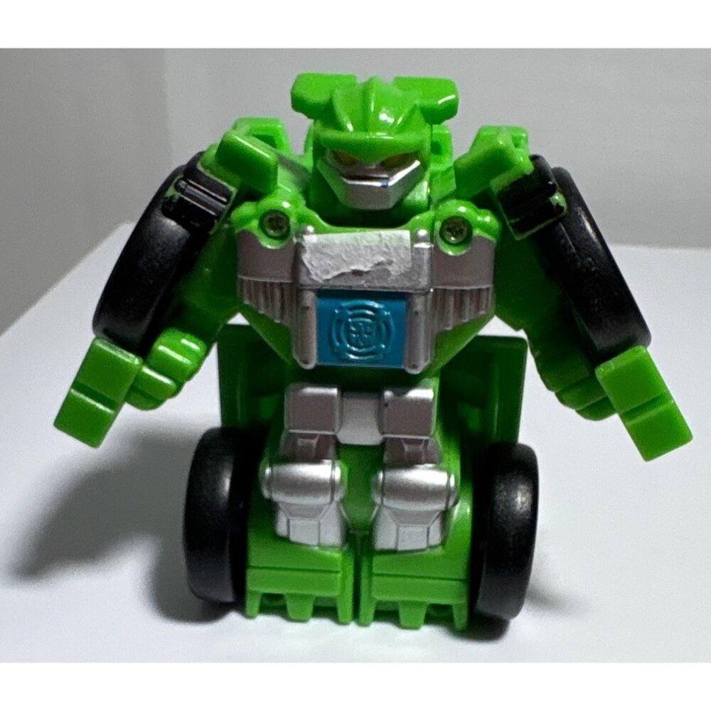 Transformer Rescue Bot Flip Racers Race Cars Bulldozer Mini Playskool - Picture 7 of 11